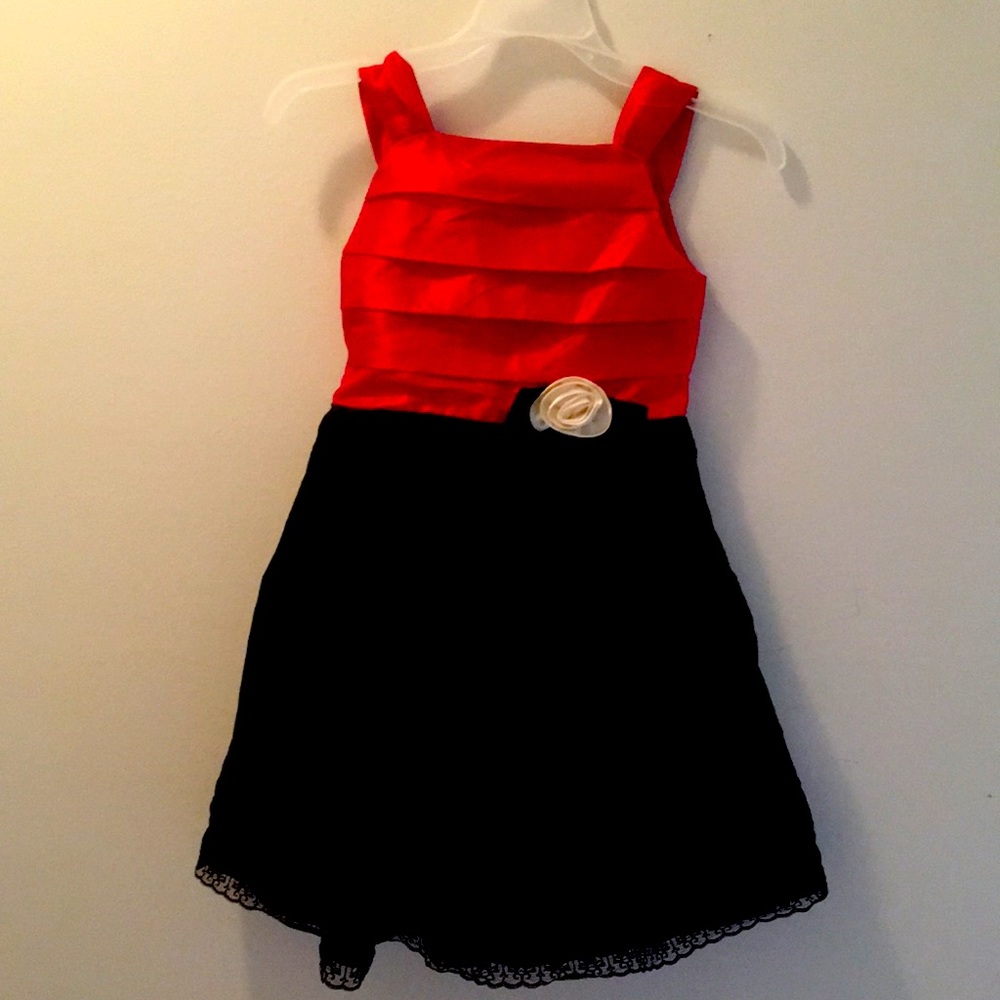 Sugar plum black and red  kids dress size 8
